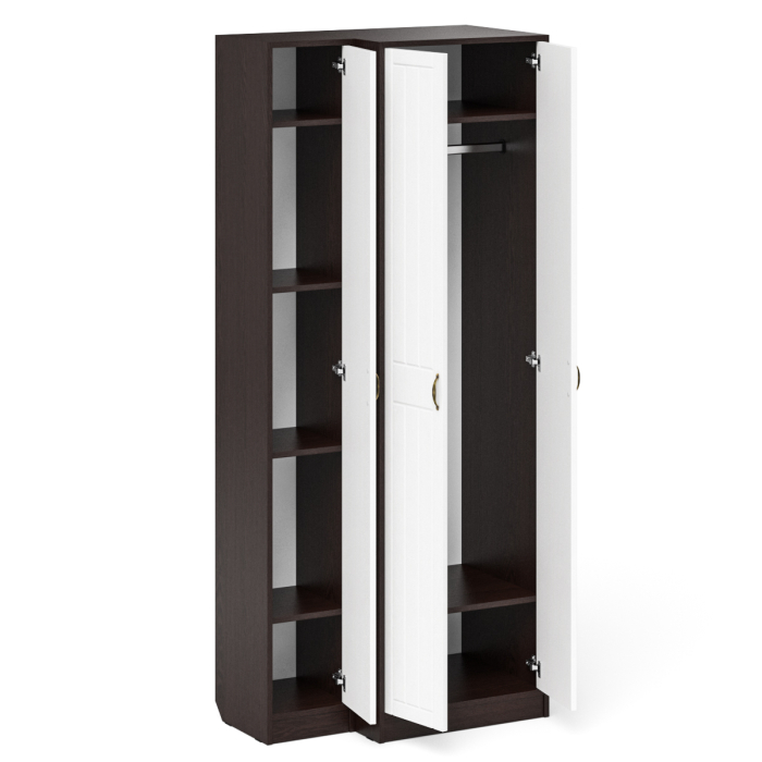 Прихожие, Пенал в прихожую и шкаф две двери П-6 МДФ фрезеровка прованс