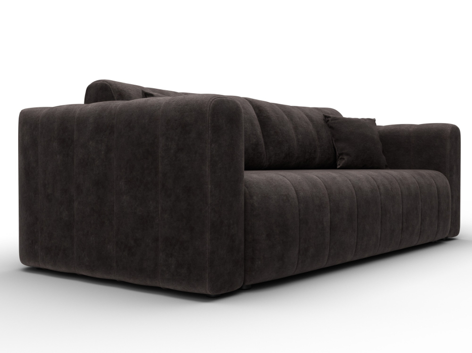 Диваны с ящиком для белья, Диван прямой Лига-062 НПБ, Велюр BRUT