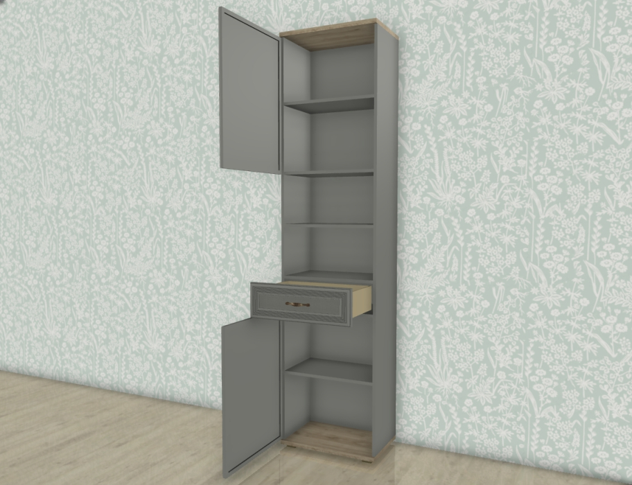 Шкафы одностворчатые, Модульная система Карина Шкаф ШК-1048
