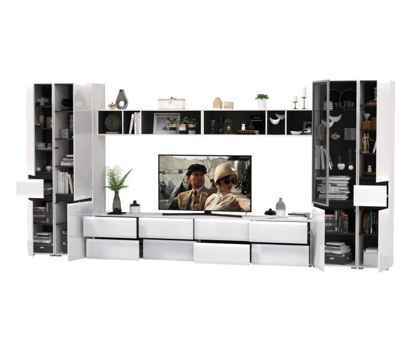 Стенки для гостиной, Сидней модульная стенка в гостиную № 87