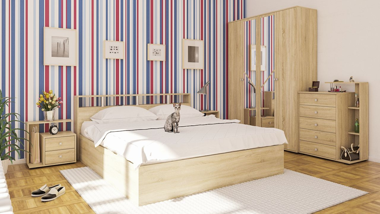 Спальные гарнитуры, Спальный гарнитур Камелия №4