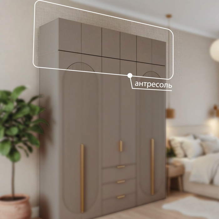 Шкафы распашные, Антресоль Фиеста 2002