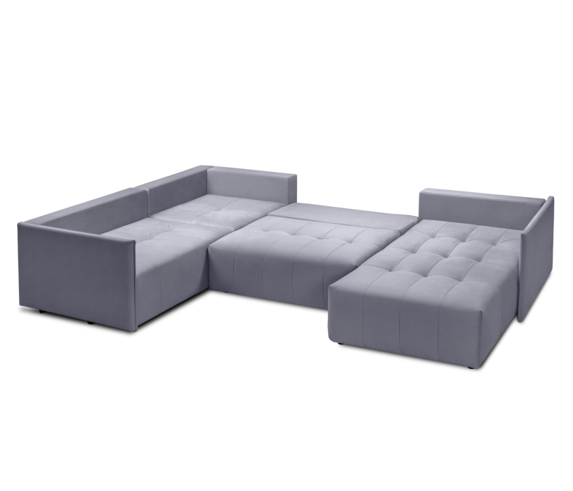 Диваны угловые в гостиную, Диван еврокнижка Чилетти П-образный