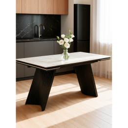 Керамический стол Вейв new 140(200)х80