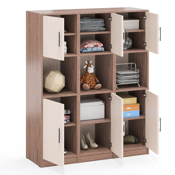 Шкафы двухстворчатые, Набор из трёх пеналов с нишей СК-9