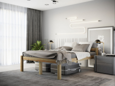 Двуспальные, Высокая кровать Геральд 160х200