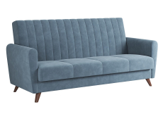 Диваны с ящиком для белья, Диван прямой Монако Велюр