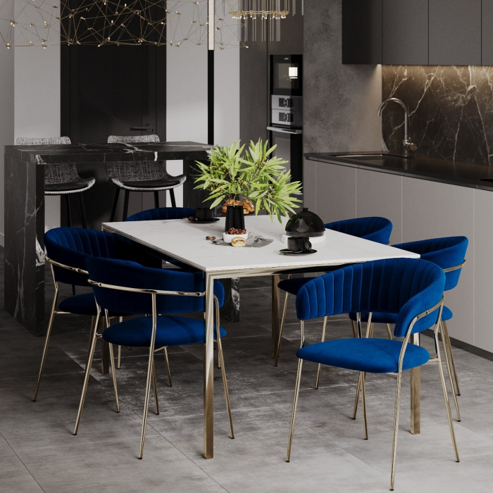 Стулья, Комплект стульев Whispered Fusion, золотой (Комплект 2 шт)