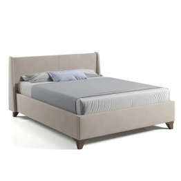 Кровать Лорен, 180*200, микровелюр бежевый