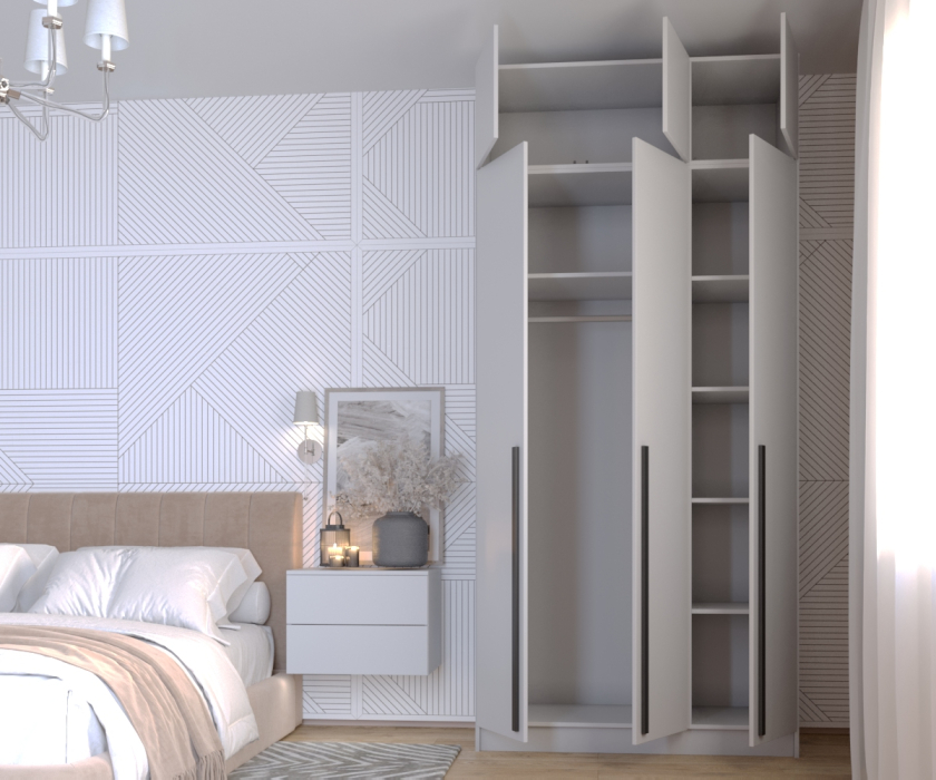 Шкафы распашные, Шкаф Бостон с антресолью 1200