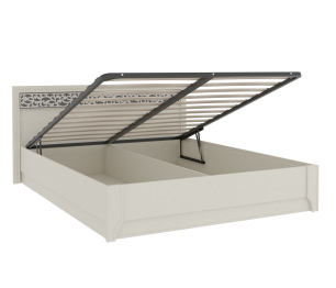 Кровать Кр-03/1 (серебро), с подъемным механизмом, спальное место 1400*2000