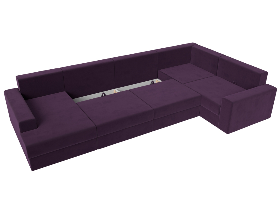Офисные диваны, П-образный диван Майами левый угол, Велюр