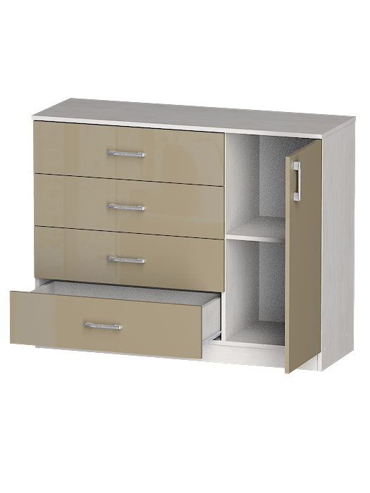 Комоды, Комод Лайф 115*40*90 Северное дерево