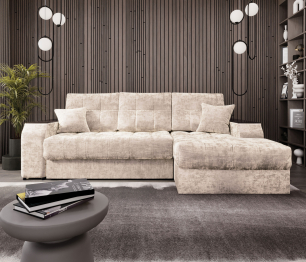 Угловой диван-кровать Лас-Вегас правый, шенилл