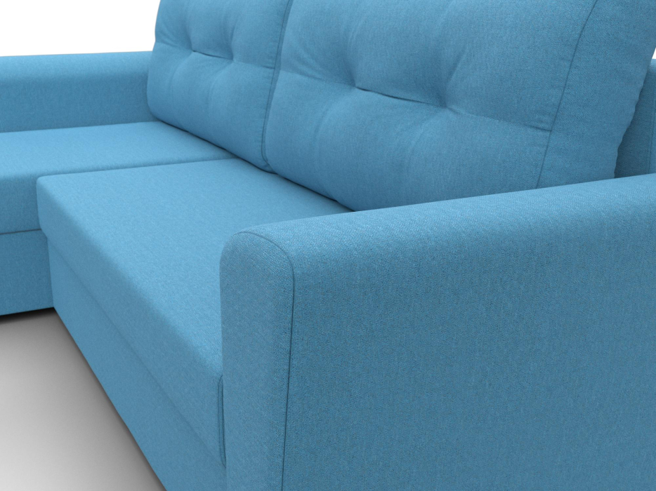 Диваны угловые в гостиную, Угловой диван Амстердам Лайт левый угол, рогожка Амур