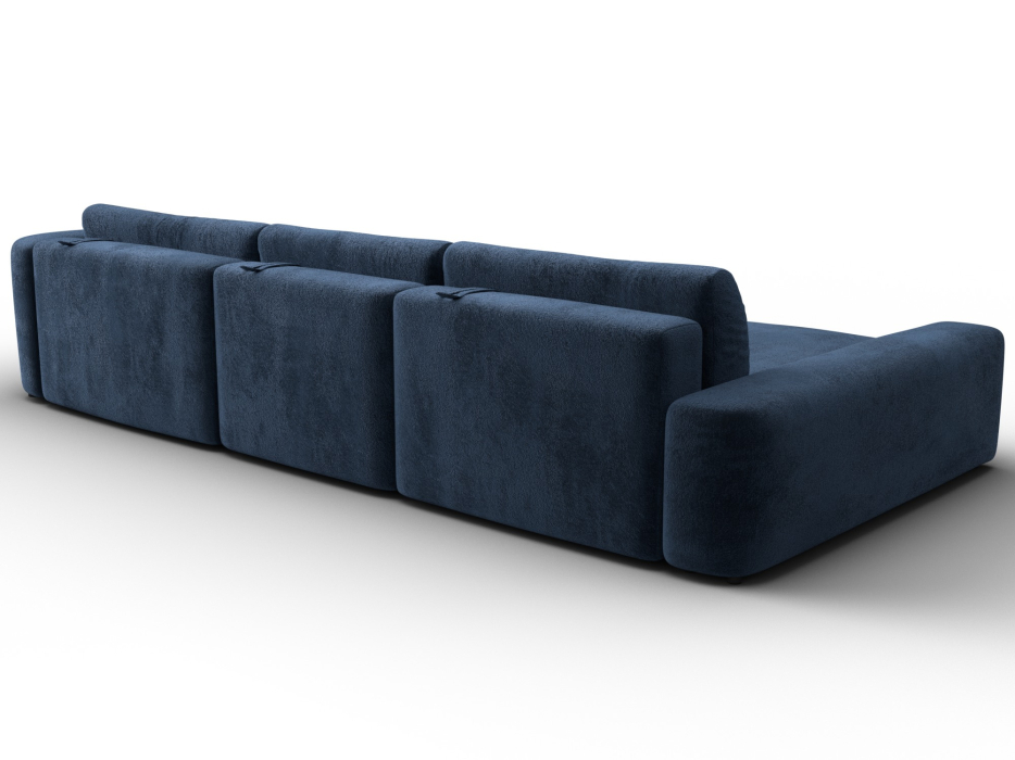 Диваны угловые в гостиную, Диван угловой Лига-066 НПБ Лонг угол левый, велюр TOWER