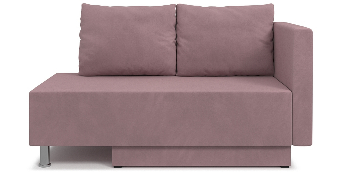 Диваны кровати со спальным местом, Кушетка Леон Lux, универсальный,  велюр