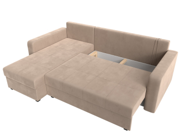 Угловой диван Ливерпуль Лайт левый угол, велюр