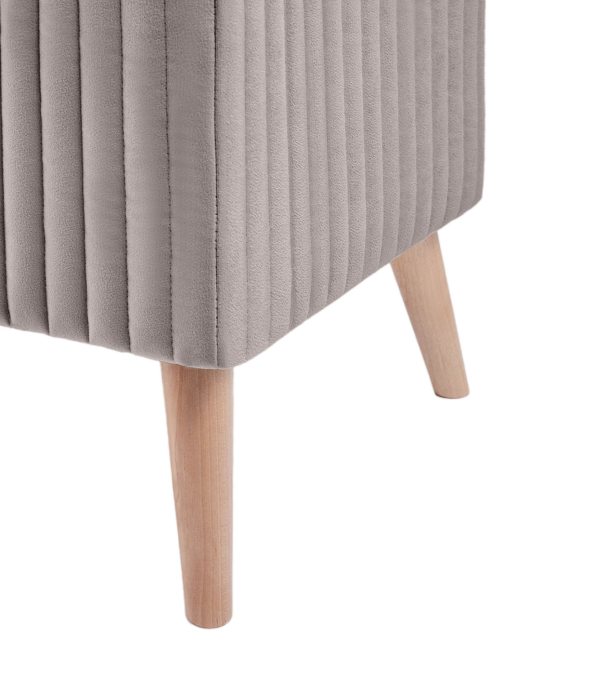 Пуф в прихожую, А-3 Пуф квадратный стеганный (на ножках)