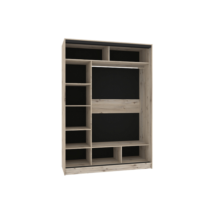 Шкафы-купе 2-х дверные, Шкаф-купе 2-дв  Домашний 1600 лдсп/лдсп  (в2295*ш1600*г595)