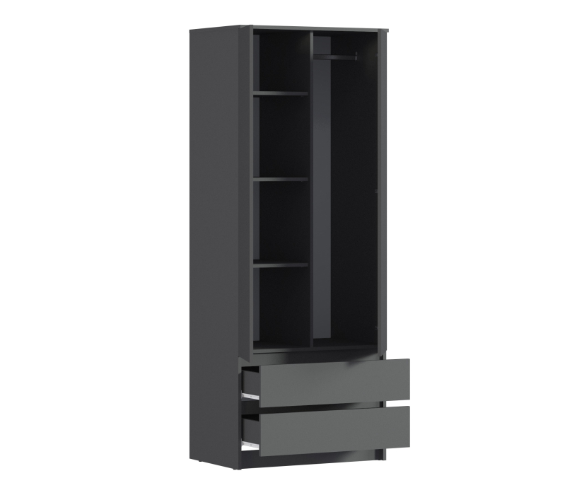 Шкафы распашные, Шкаф 2 дверный с ящиками Леон СБ-3362