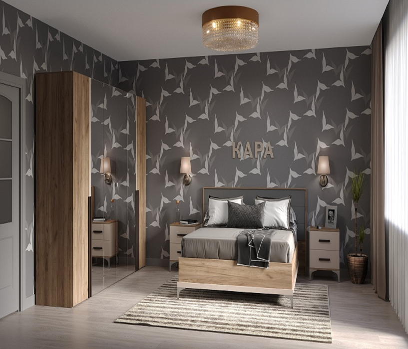 Спальные гарнитуры, Спальня Кара. Комплект 1