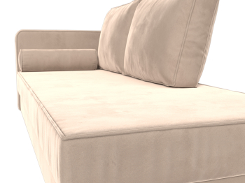 Кушетка Прайм, велюр, левый угол