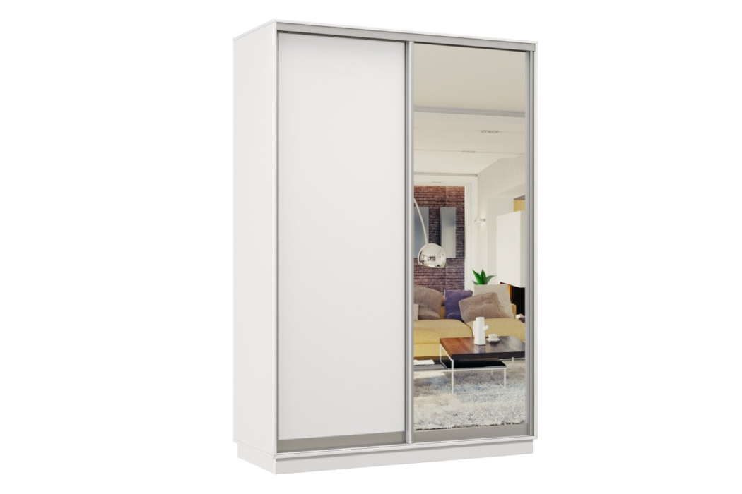 Шкафы-купе, Шкаф-купе Премьер Лайт 12 (02;01) двухдверный