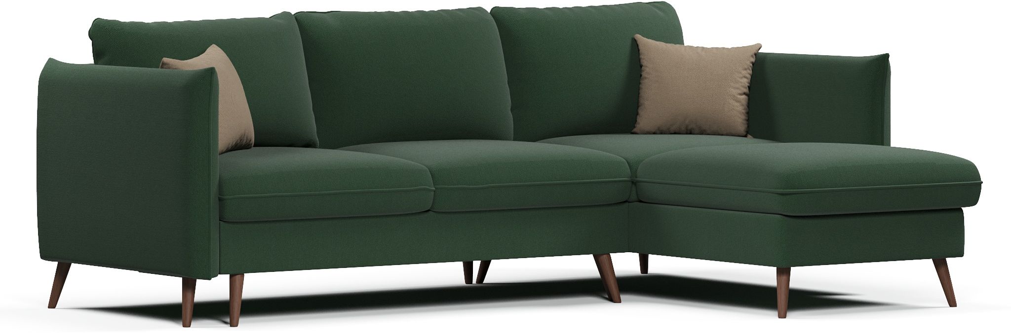 Диваны угловые, Диван угловой Пекин еврокнижка, велюр