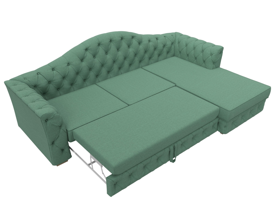 Диваны угловые в гостиную, Диван угловой Артис правый угол, рогожка Амур