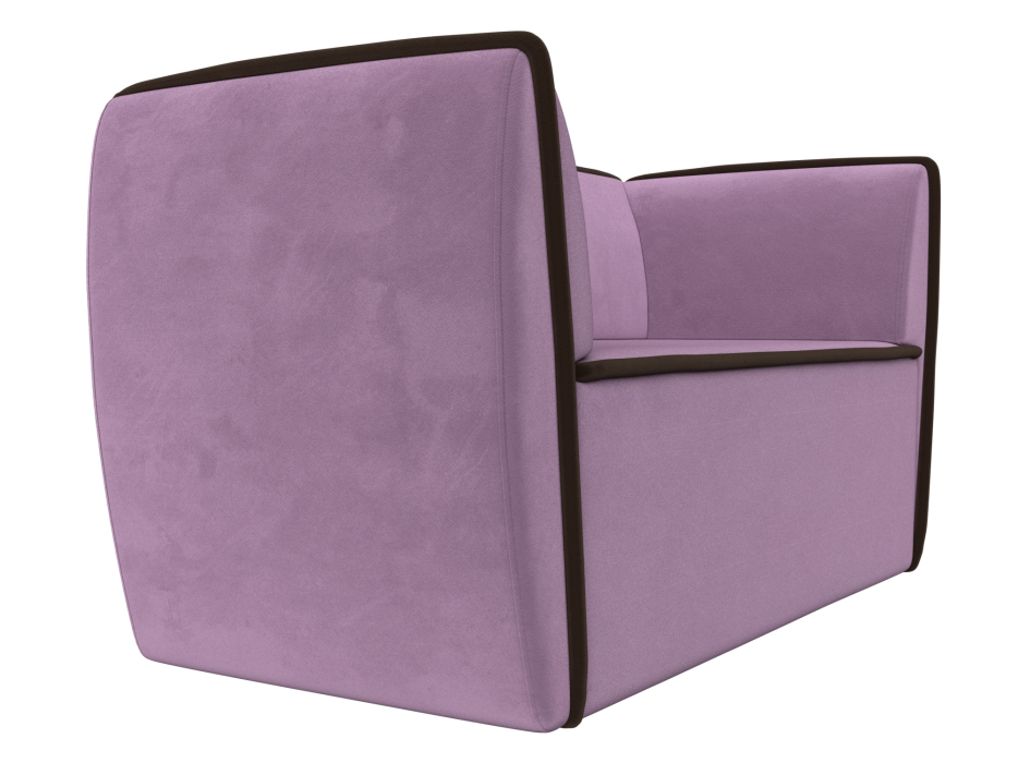 Дизайнерские диваны для гостиной, Прямой диван Бергамо 2-х местный, микровельвет