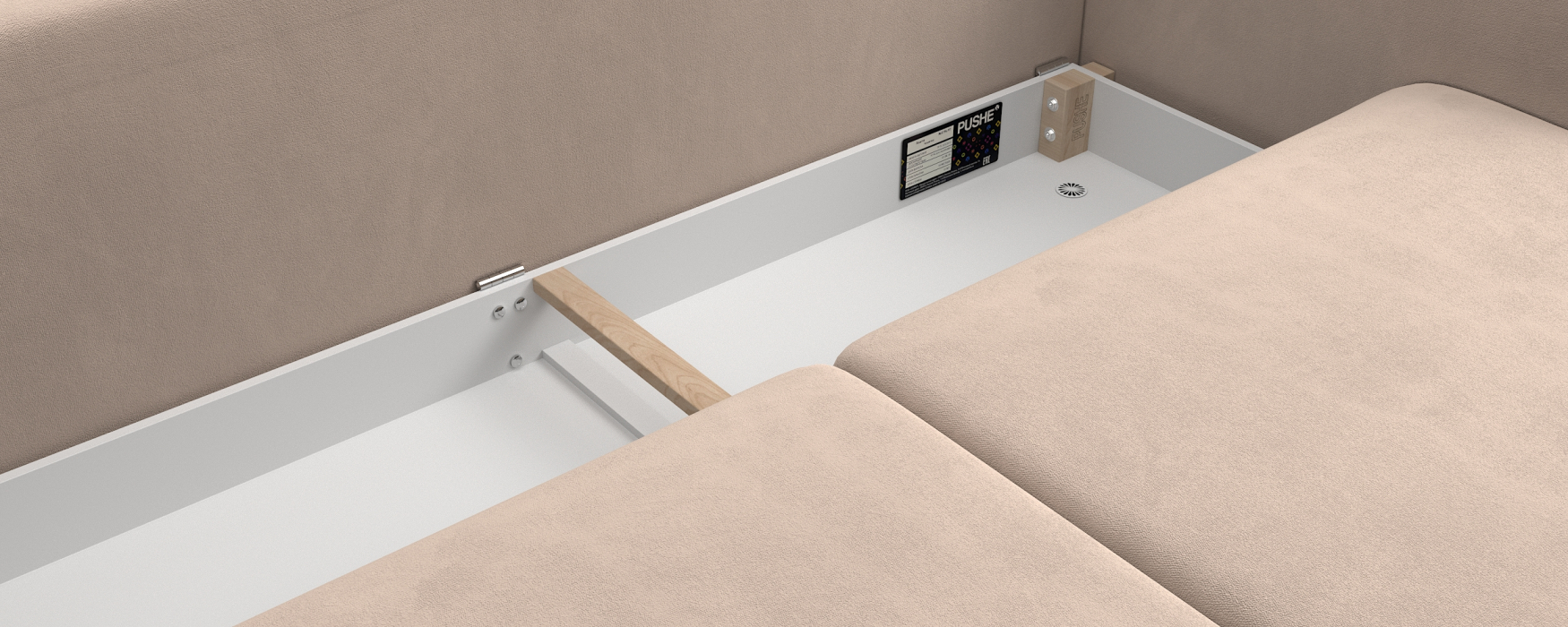 Дизайнерские диваны для гостиной, Диван-кровать Фьорд