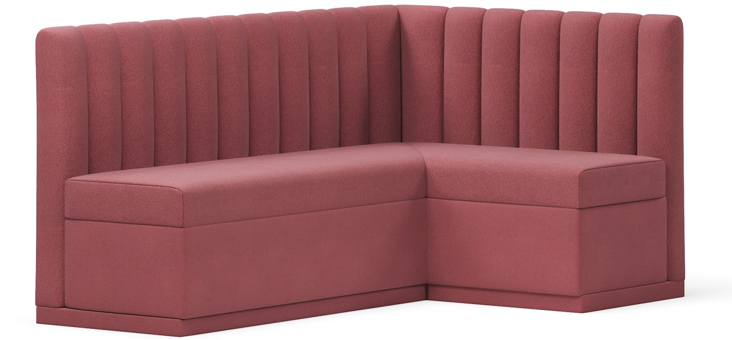 Диваны угловые, Кухонный угловой нераскладной диван Кафф, велюр