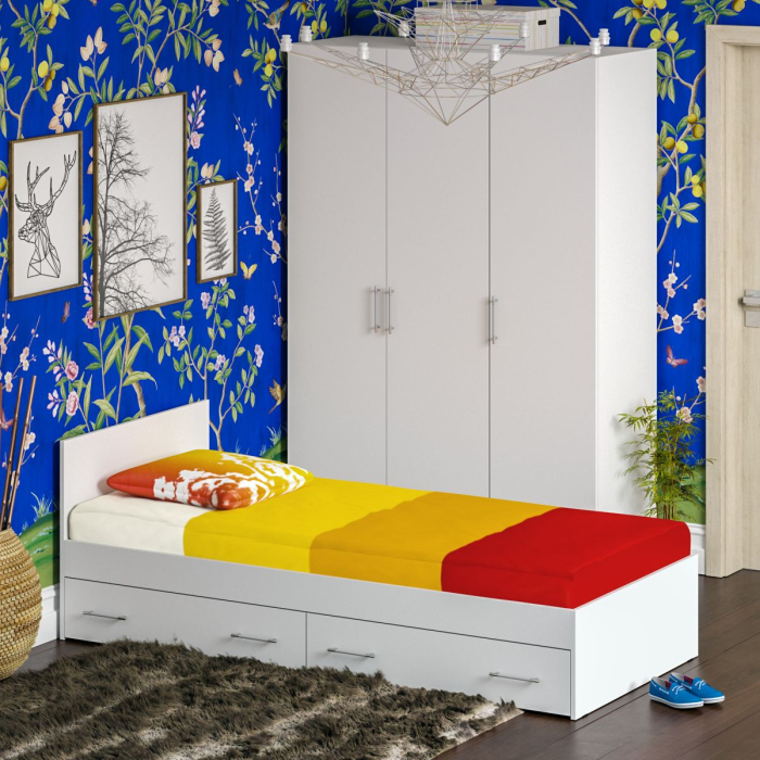 Спальные гарнитуры, Спальный гарнитур № 1 Стандарт с кроватью 900 с ящиками