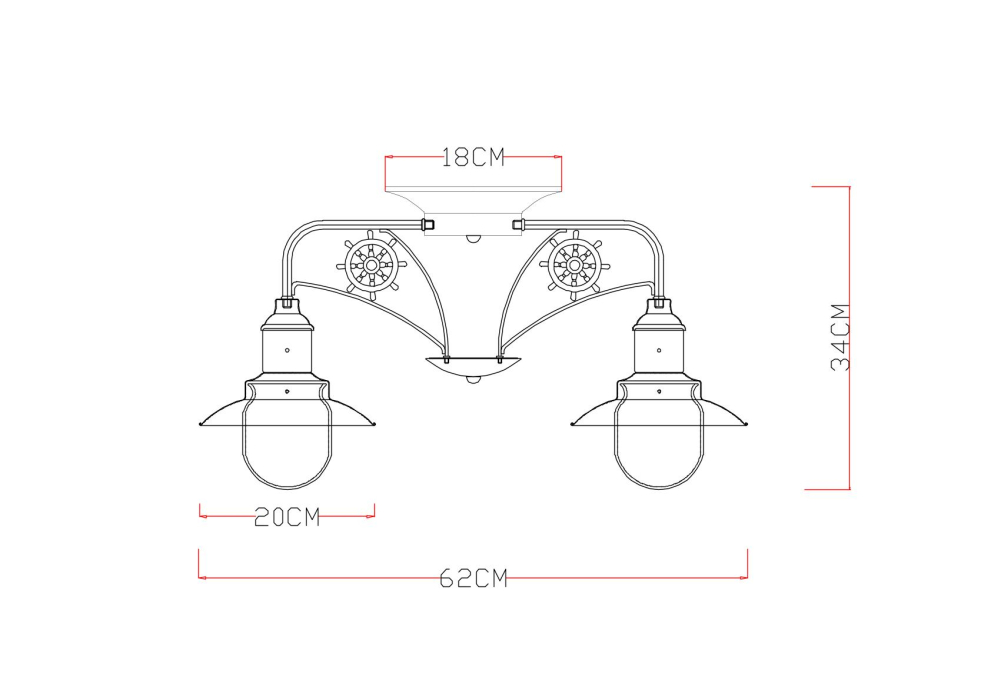 Люстра потолочная, Люстра потолочная SAILOR