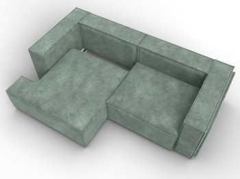 Диван угловой Лига-061 угол левый, велюр BRUT