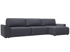 Диваны угловые в гостиную, Диван угловой Лига-048 НПБ лонг, экокожа GRIFON