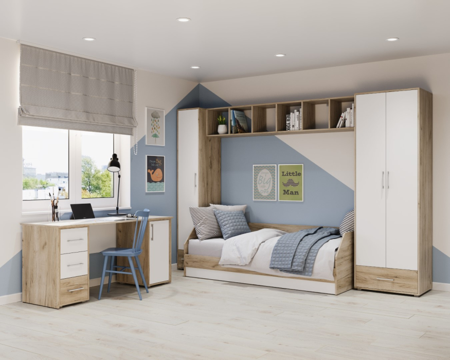 Шкафы одностворчатые, Модульная система Оливия О12 Пенал