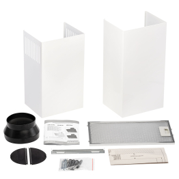 Вытяжка кухонная INGA 600 white push button