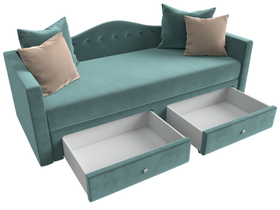 Детские диваны, Детский прямой диван Дориан, Велюр