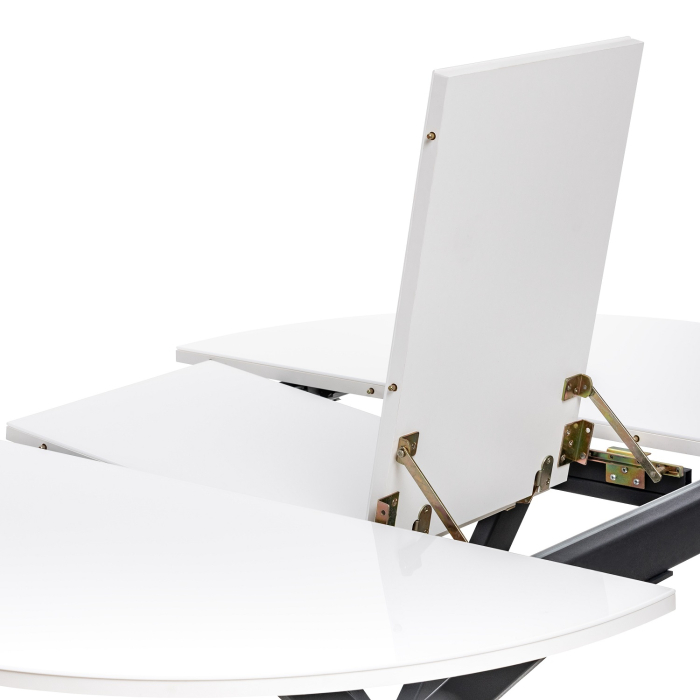 Обеденные столы, Стол раздвижной Капри со стеклом