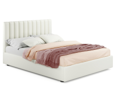 Двуспальные, Мягкая кровать Olivia 1600 ортопедическая с матрасом PROMO