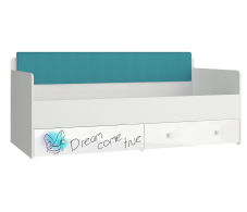 Кровати одноярусные, Модерн-Стиль Кровать СТЛ.322.12+Накладка California 155 СТЛ.322.13+Фасады СТЛ.327.07