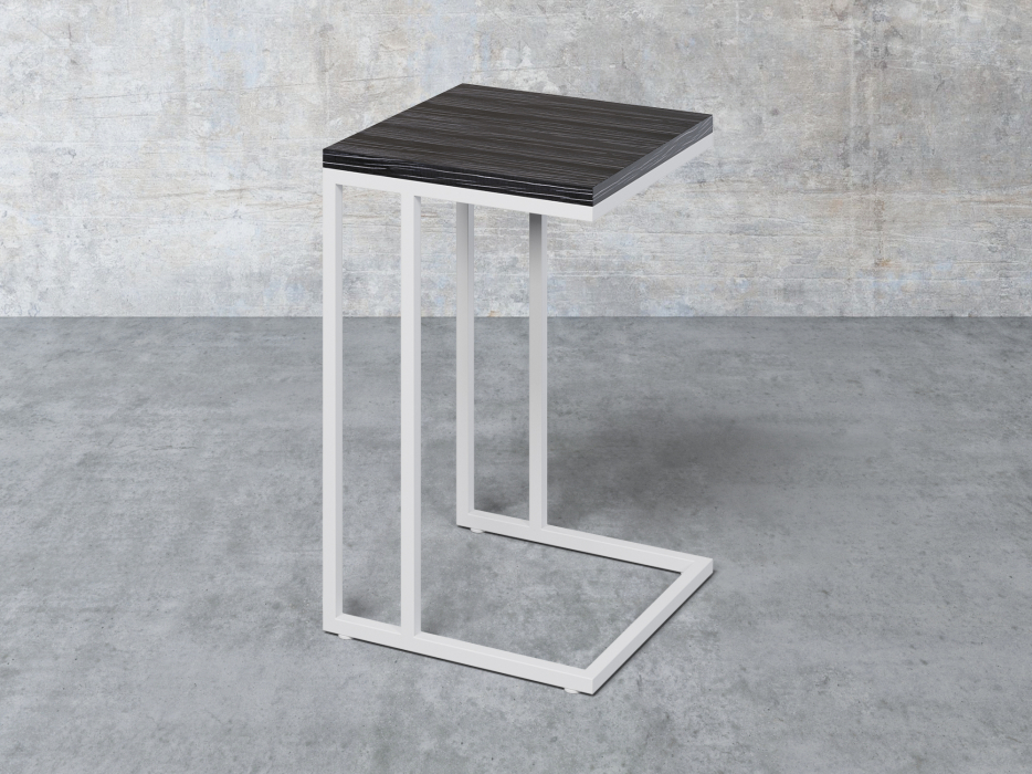 Журнальные и прикроватные столы, Столик приставной Айсберг Лофт Белый