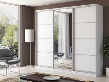 Шкаф купе 3-х дверный Айсберг 250 +зеркало