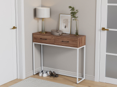 Журнальные столики, Консоль Айсберг Лофт 02 Белый