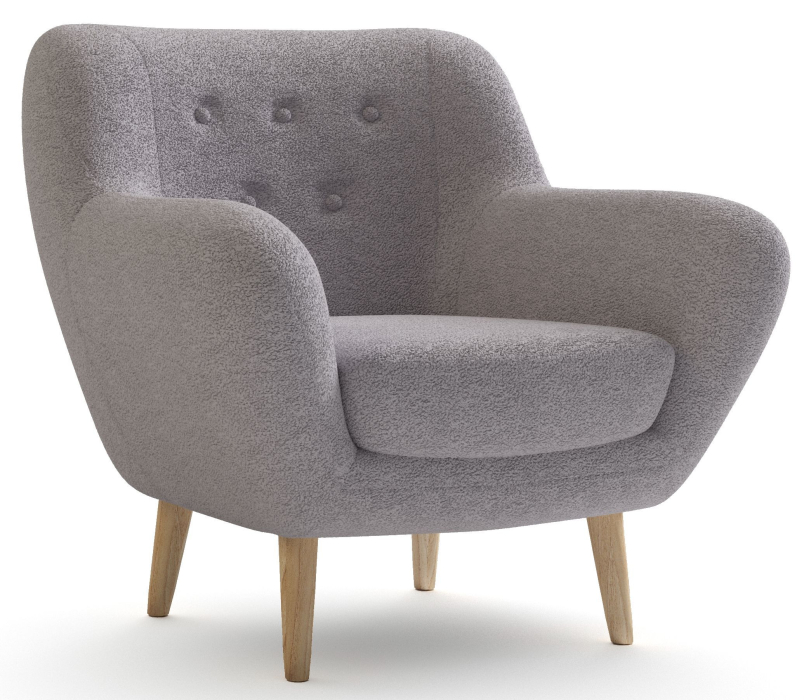 Кресло для отдыха, Кресло Элефант мягкое, Искусственный мех