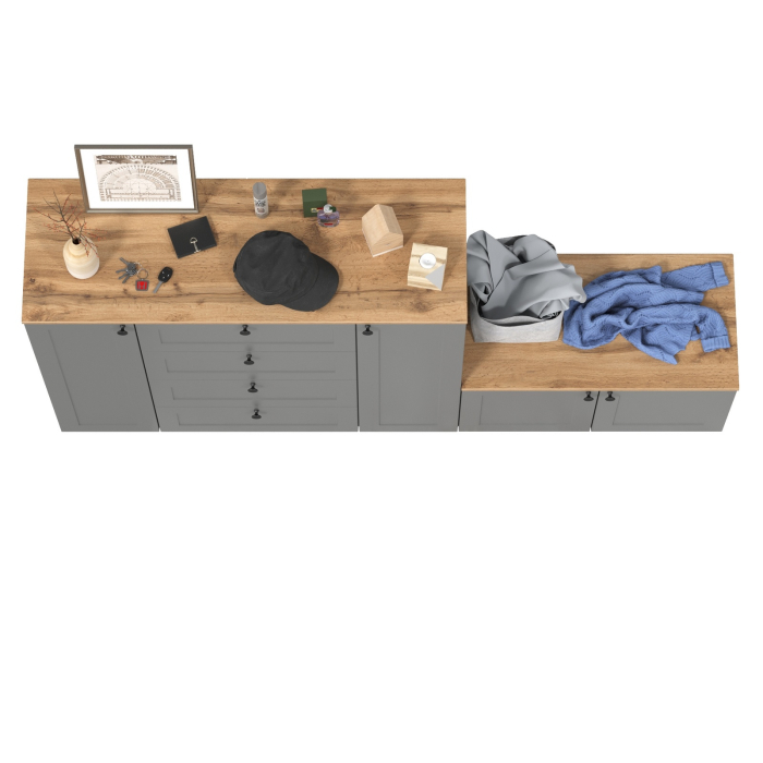 Прихожие, Комод Остин 16.221 с тумбой две дверки