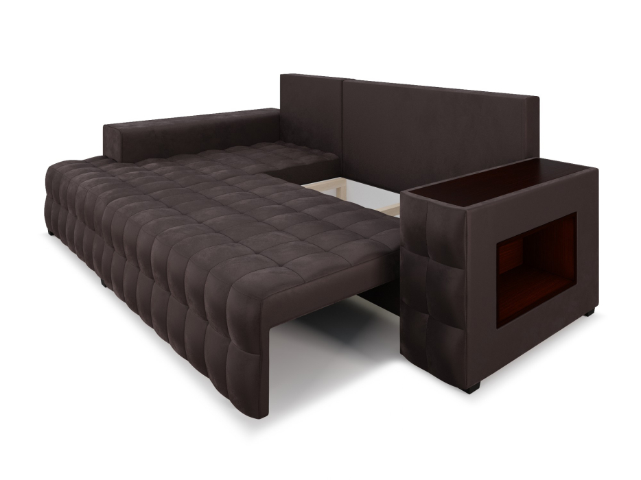 Диваны угловые в гостиную, Диван Мадрид Левый угол (Бархат)