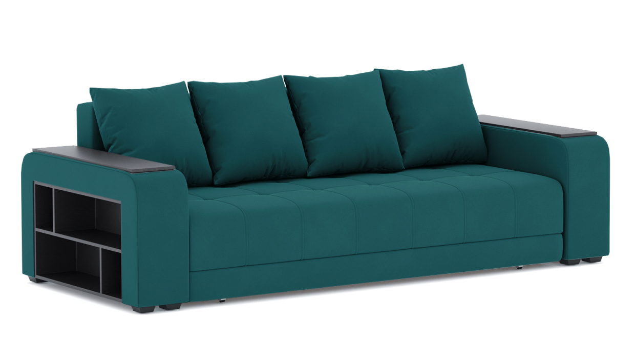 Диваны еврокнижки, Диван-кровать Дубай Лайт еврокнижка, велюр